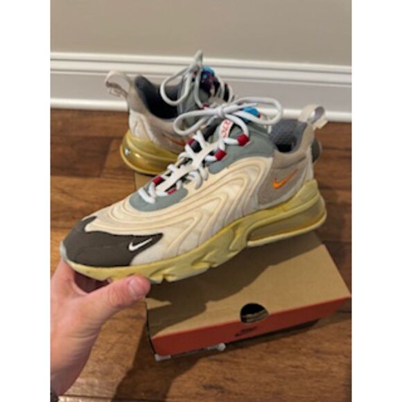Nike Air Max 270 React Travis Scott Cactus Trails Size 10 - Picture 1 of 9